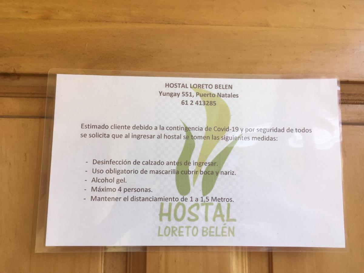 Hostal Loreto Belen Puerto Natales Bagian luar foto