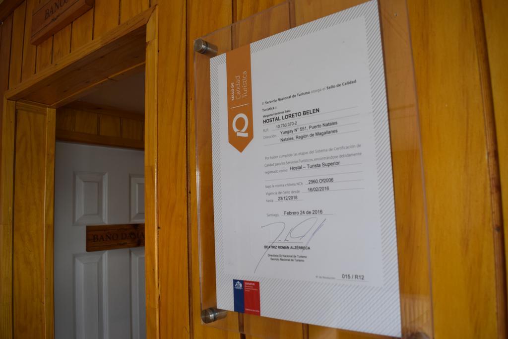 Hostal Loreto Belen Puerto Natales Bagian luar foto